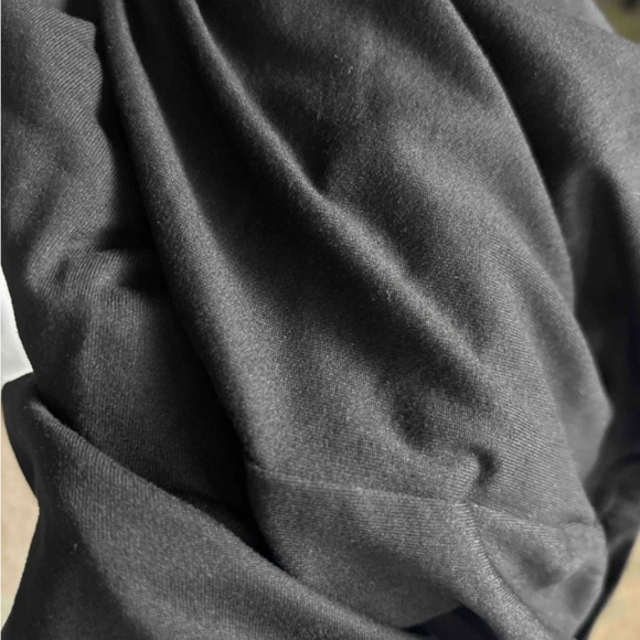 Black Mini Dress Slim Fit Cap Sleeve Short - Picture 12 of 12